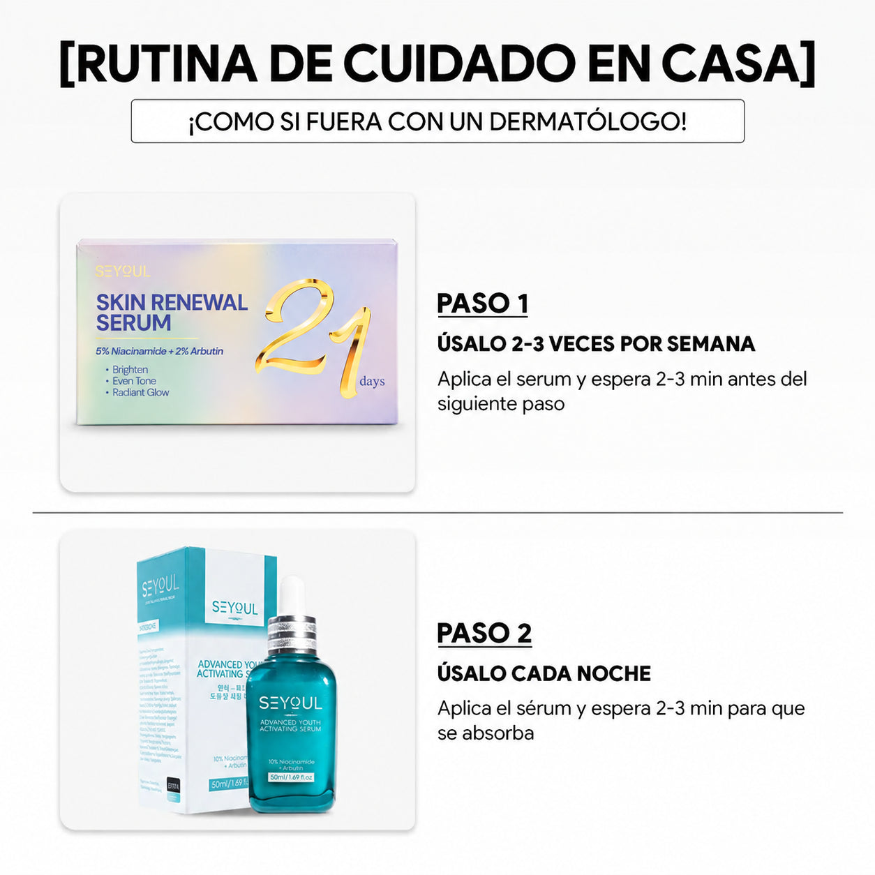 Combo Piel Clara y Radiante SEYOUL