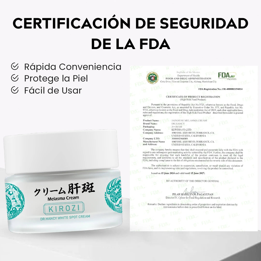 KIROZI™ Crema Anti-Melasma